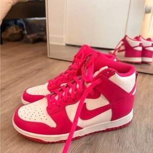 Women’s Nike Dunk High in “Pink Prime” Colorway